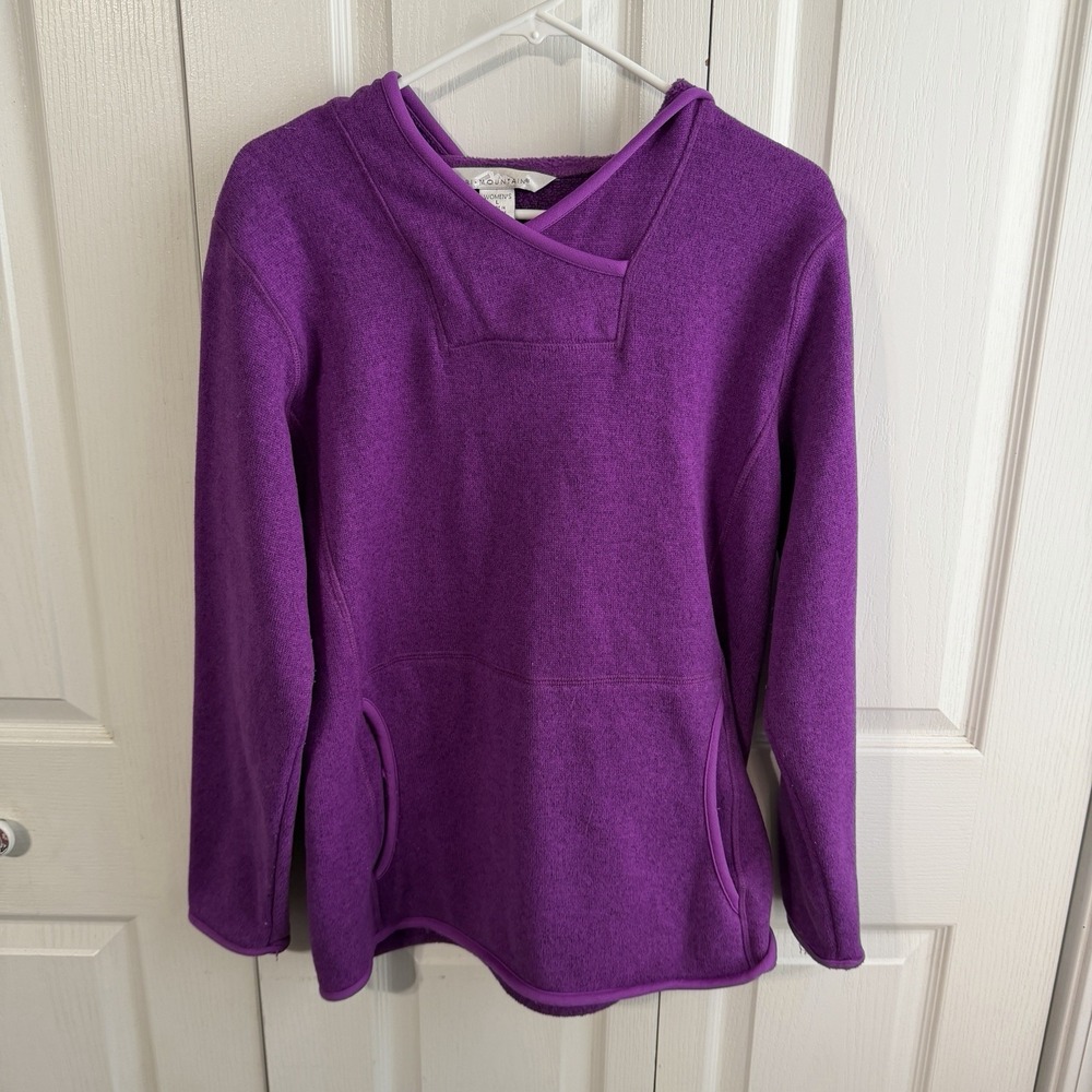 Tri-Mountain Purple V Neck Pullover Women's Size Large Hiking Travel Outdoors